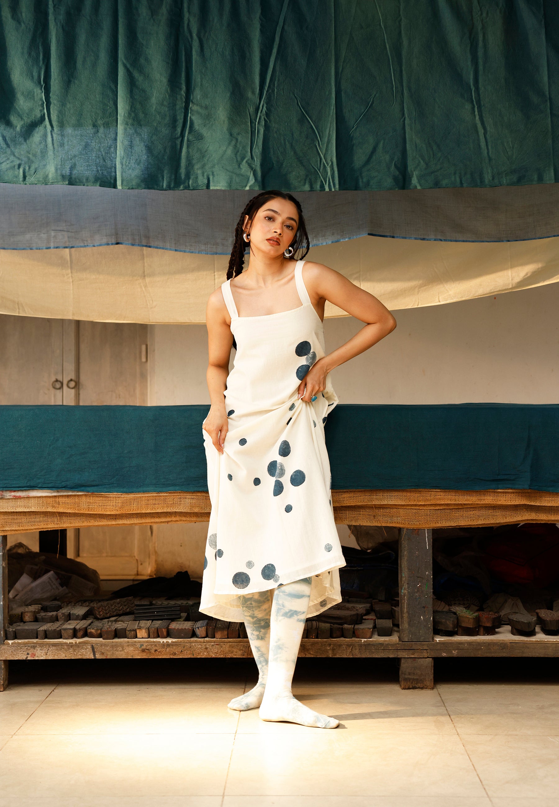 The Echo Slip Dress DRESSES IKKIVI
