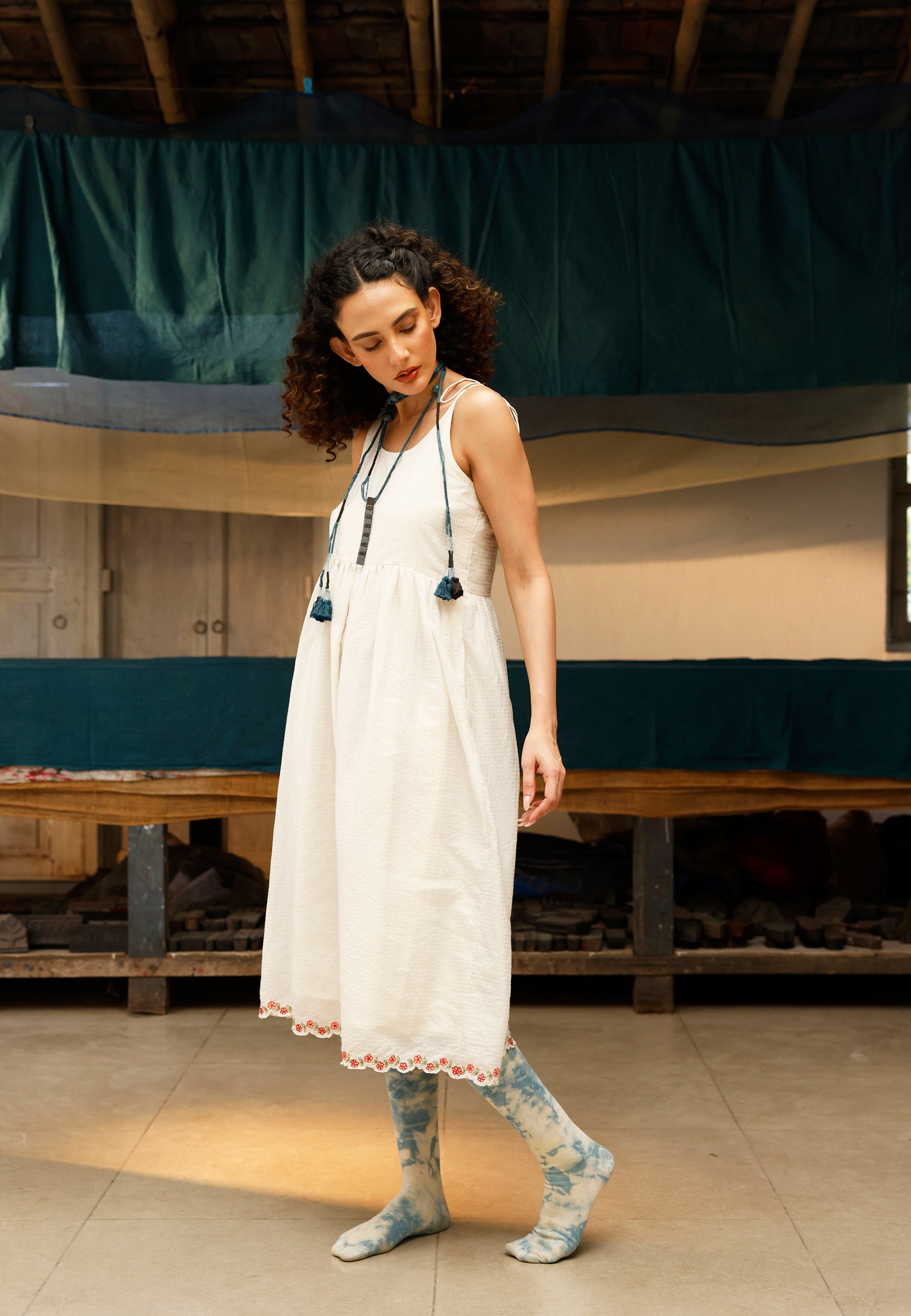 The Ivory Meadow Dress DRESSES IKKIVI