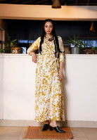 The Marigold Reverie Wrap Dress DRESSES IKKIVI