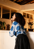 Indigo Orbit Kimono Shirt TOPS IKKIVI