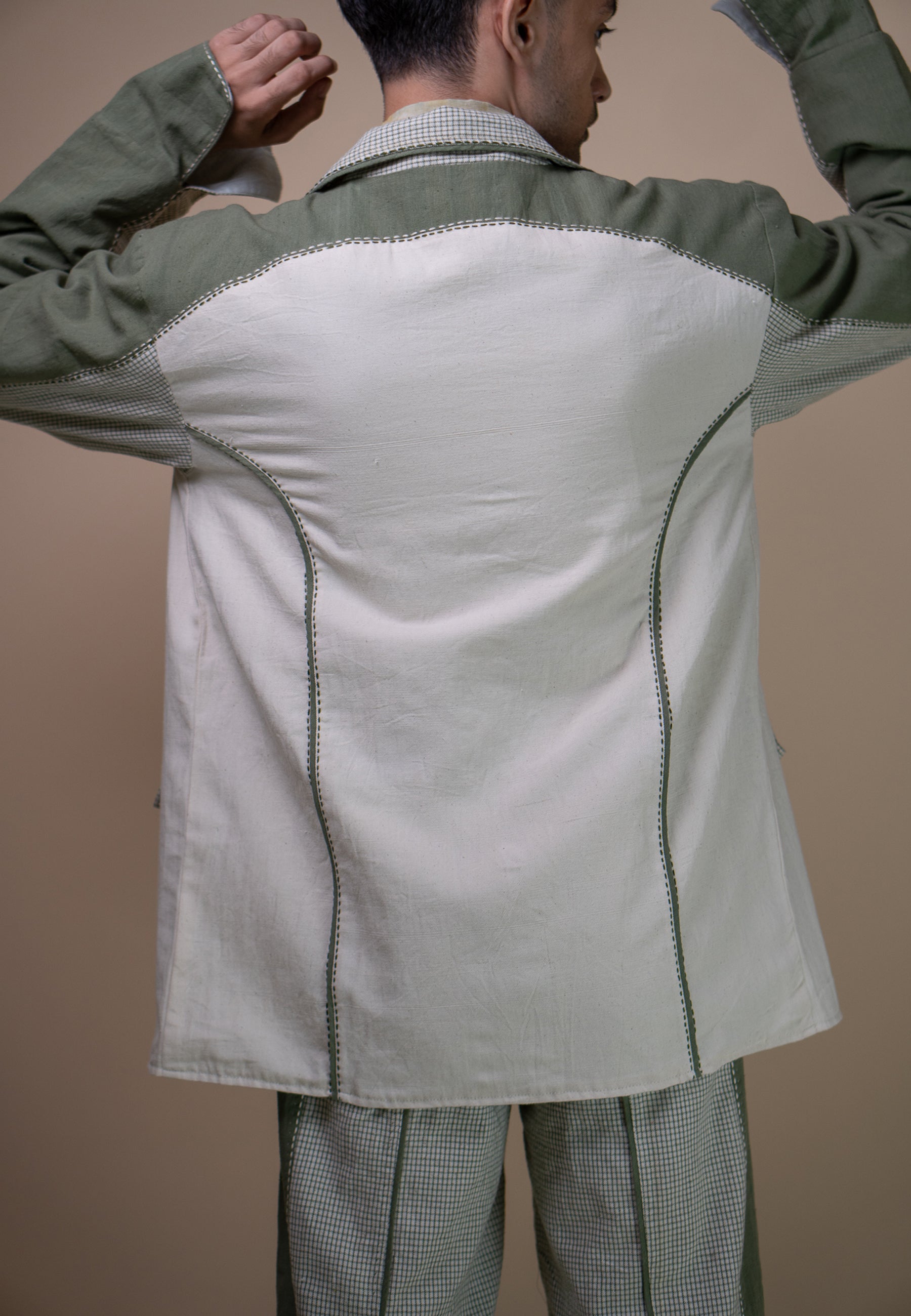 Meadows Unisex Colour Blocked Blazer JACKETS IKKIVI