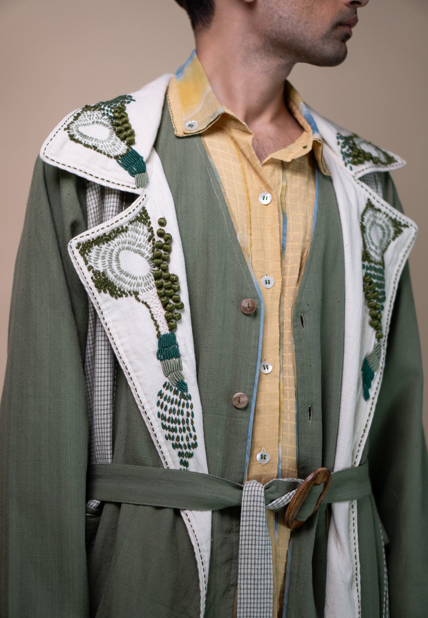 Meadows Unisex Colour Blocked Trench JACKETS IKKIVI