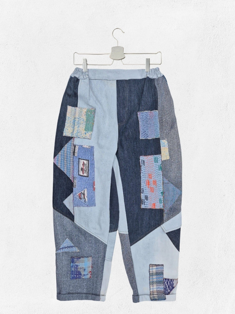 Aki Pants BOTTOMS IKKIVI One Size Pattern 6 Cotton