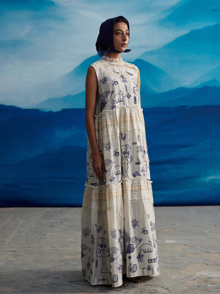 Azami Tier Dress DRESSES Ahmev   