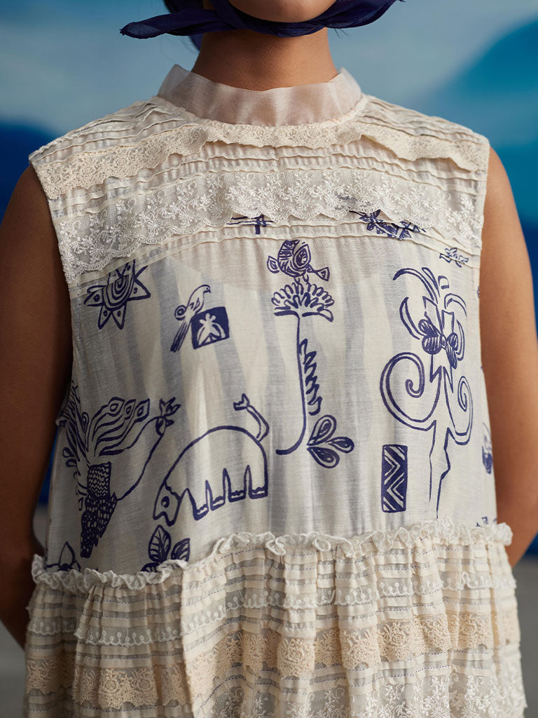 Azami Tier Dress DRESSES Ahmev   