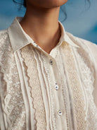 Marrila Dolman Lace Shirt TOPS Ahmev   