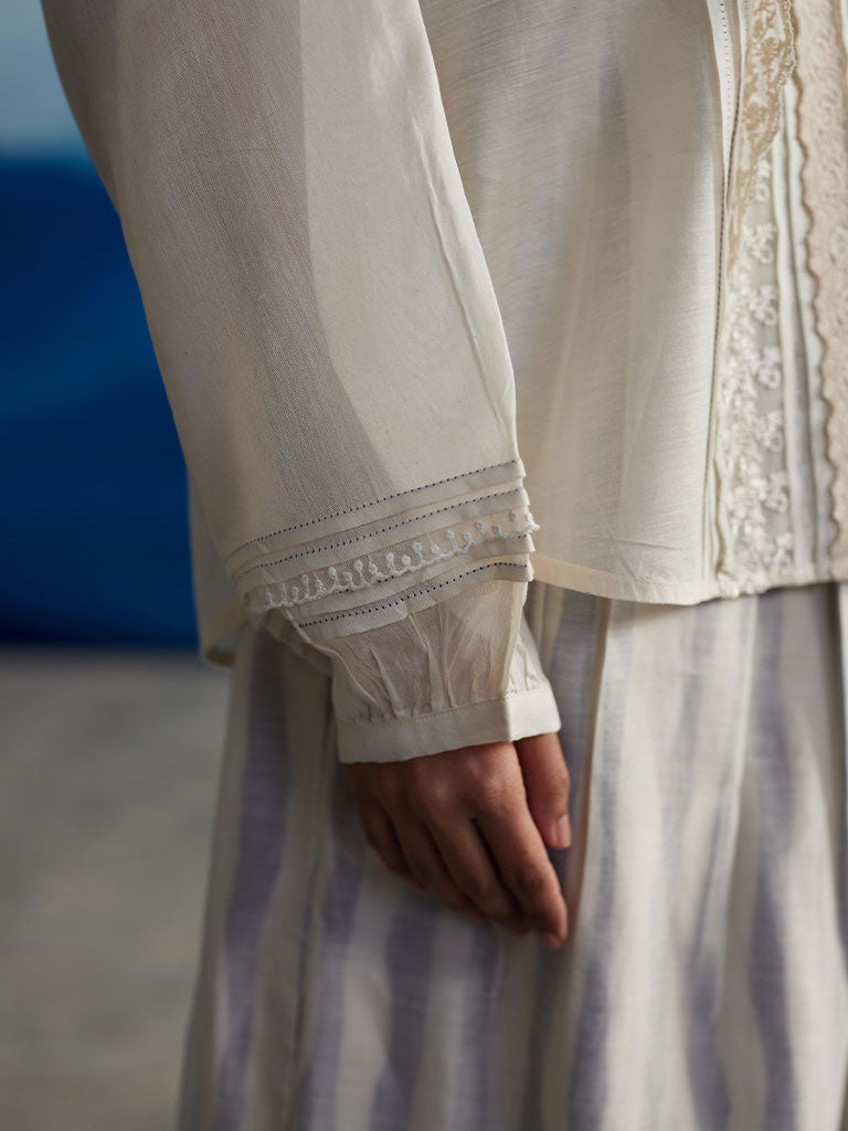 Marrila Dolman Lace Shirt TOPS Ahmev   