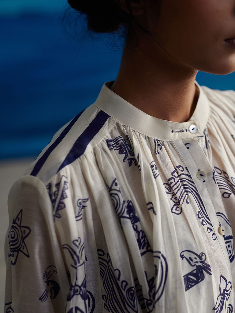 Juniper Gathered Top TOPS Ahmev   