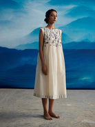 Mignon Pleated Neck Dress DRESSES Ahmev   