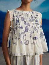 Load image into Gallery viewer, Calantha Pleated Top TOPS Ahmev   
