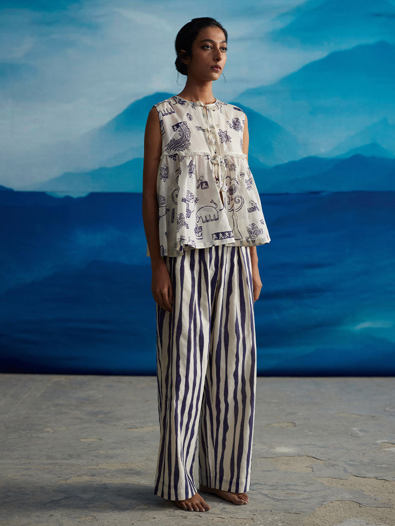 Bluebell Tie-up Top TOPS Ahmev   