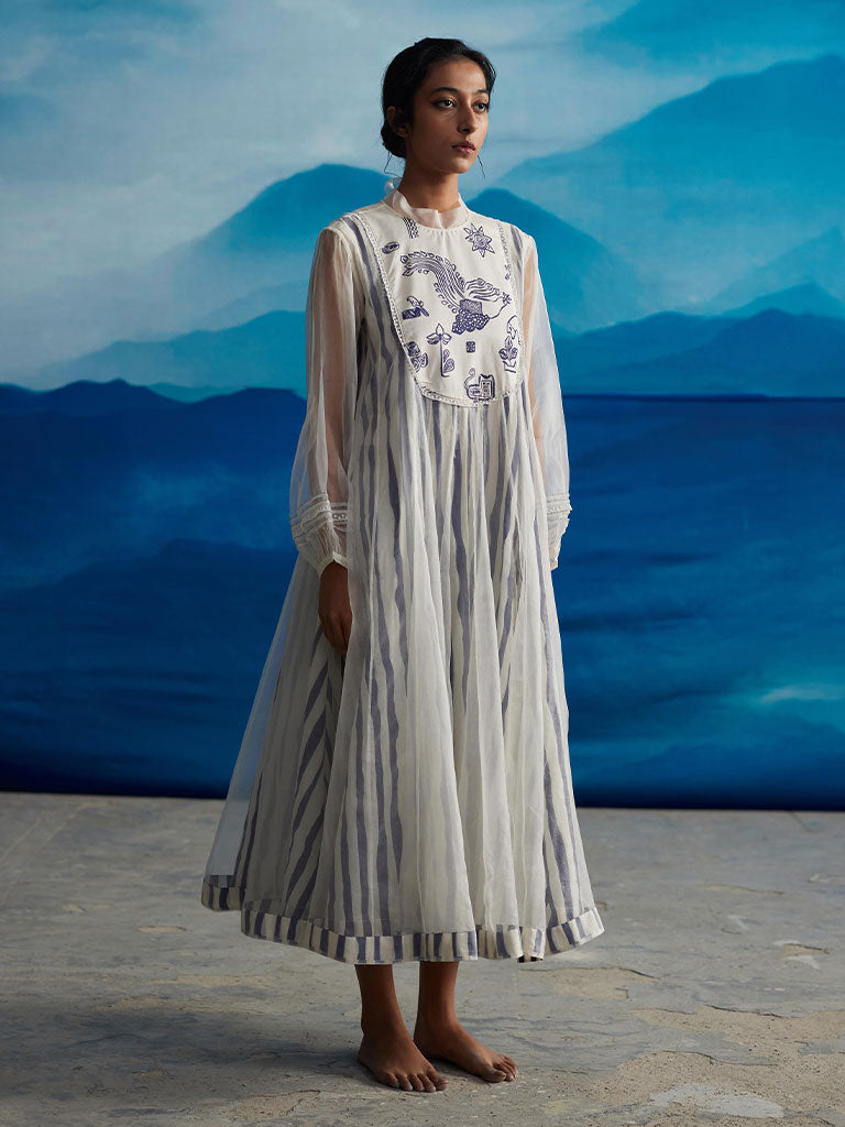 Blazing Yoke Dress DRESSES Ahmev   
