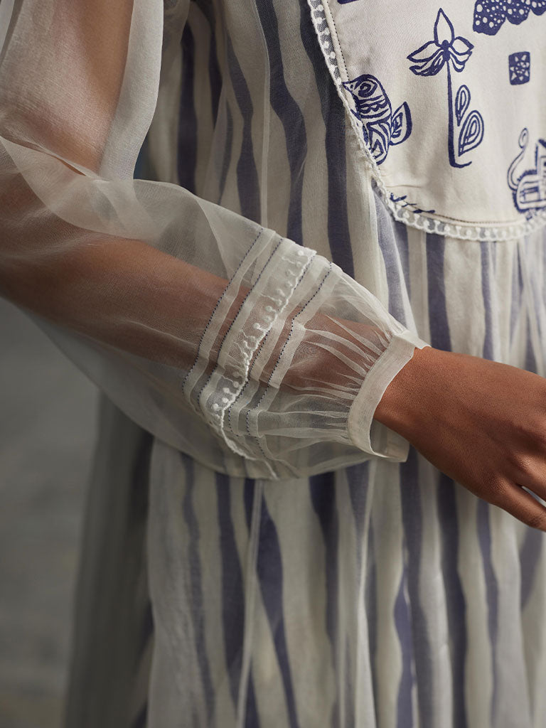 Blazing Yoke Dress DRESSES Ahmev   
