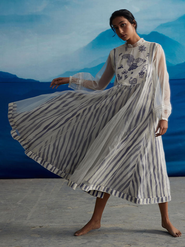 Blazing Yoke Dress DRESSES Ahmev   