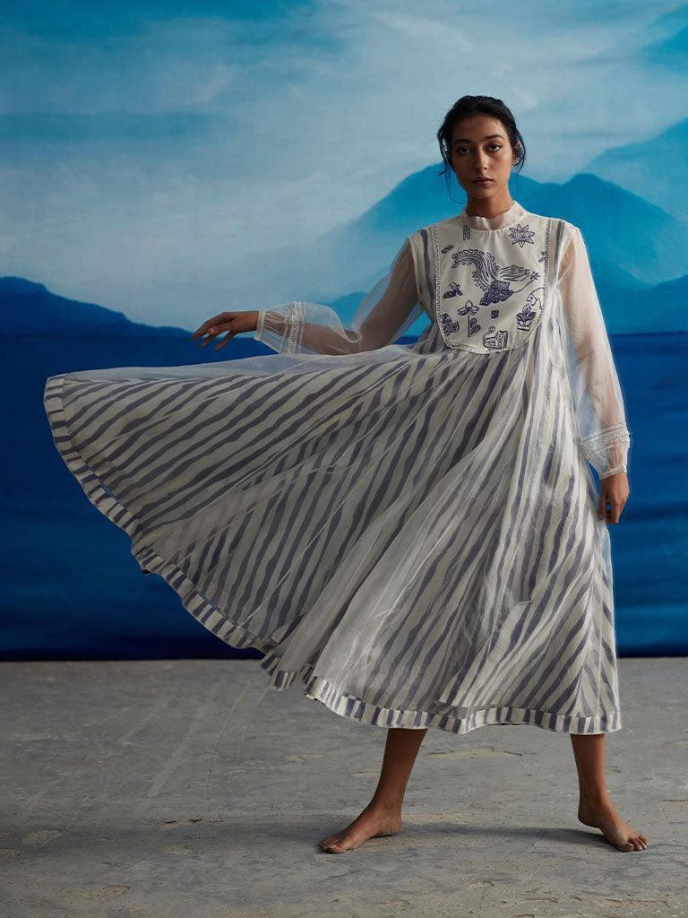 Blazing Yoke Dress DRESSES Ahmev   