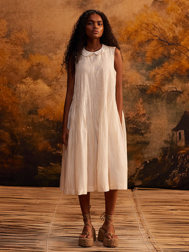 Shibui Stripe Ruching Dress DRESSES Ahmev