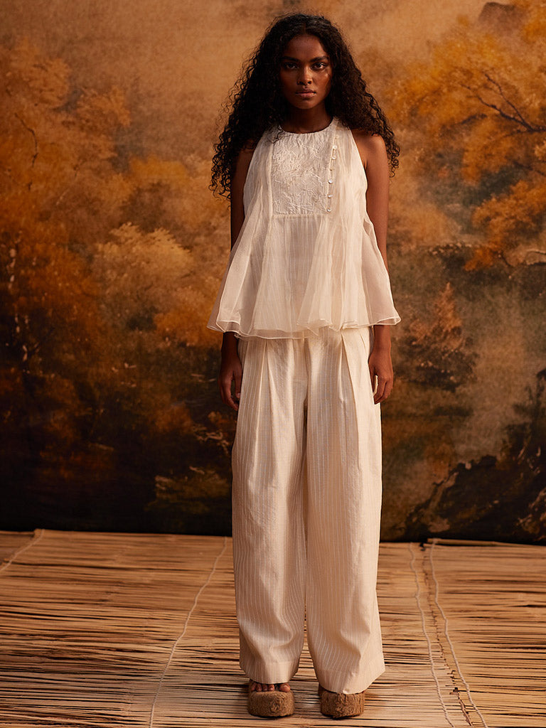 Hana Organza Halter Top TOPS Ahmev