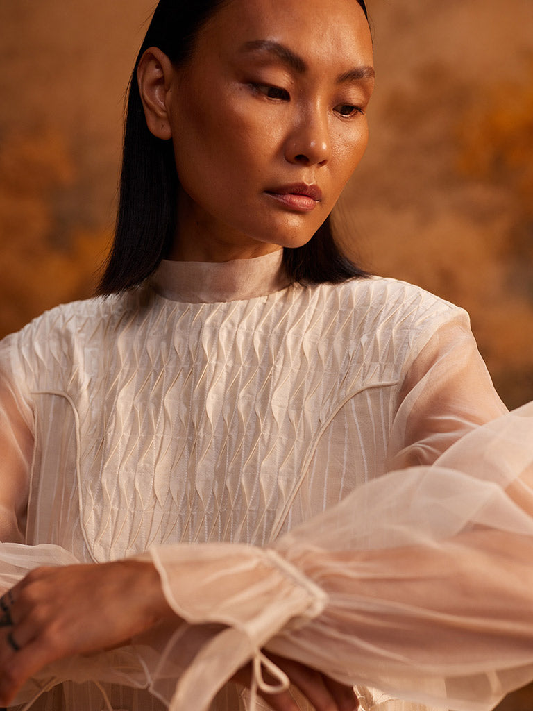 Saku Yoke Dress DRESSES Ahmev