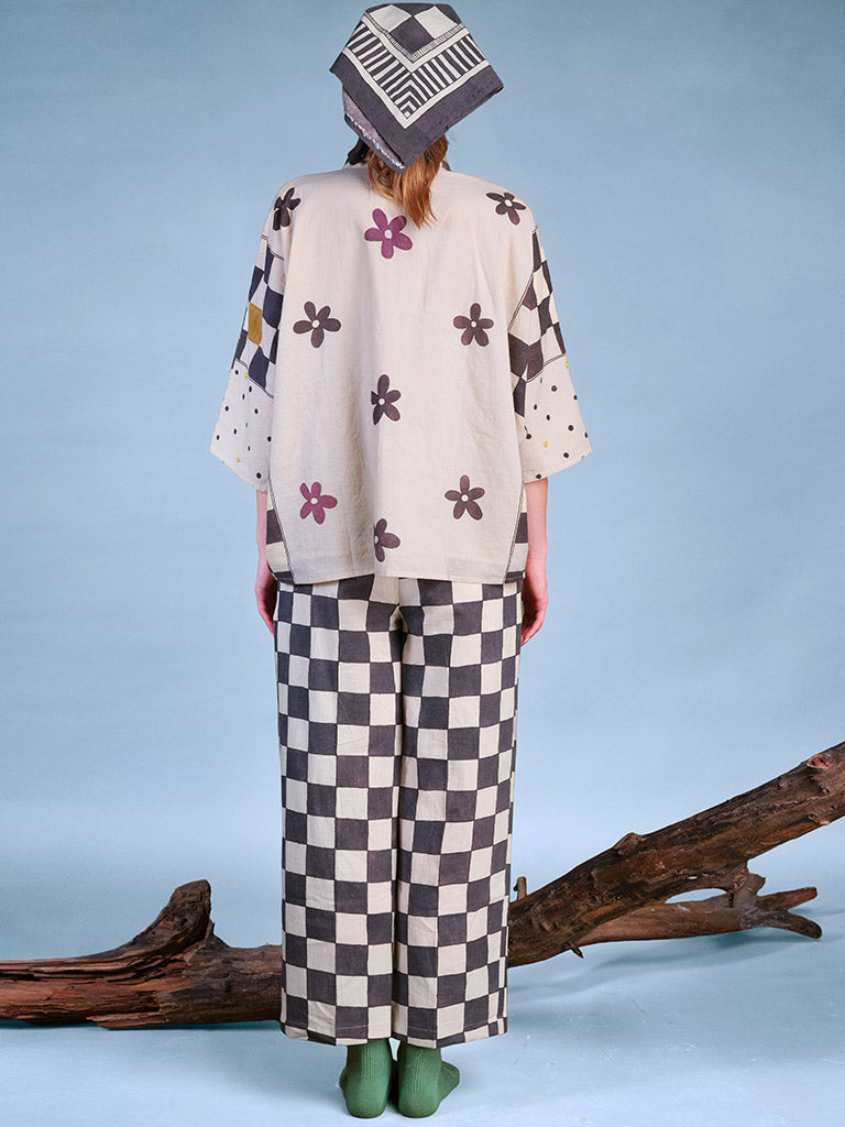 Flower Pressed In Pages Shirt TOPS IKKIVI