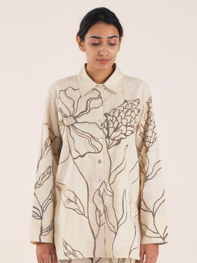 Art of the Forest Shirt TOPS IKKIVI   