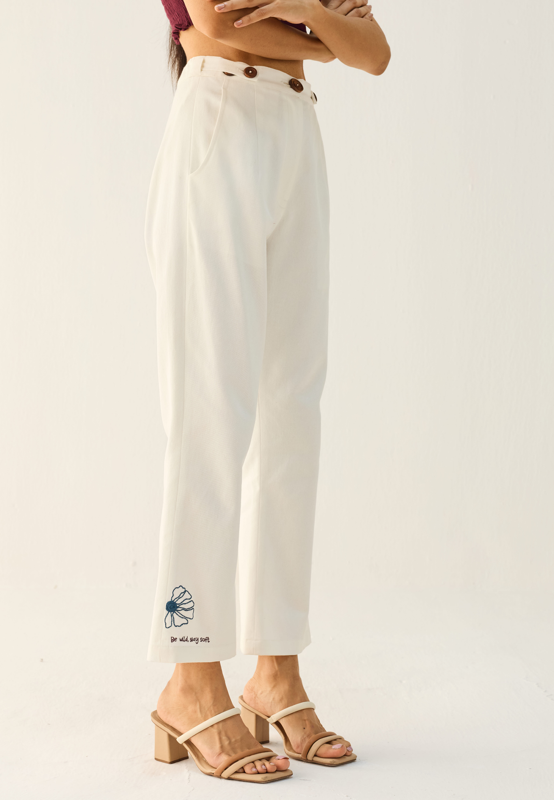 Be Wild Handwoven Twill Pants BOTTOMS SUI