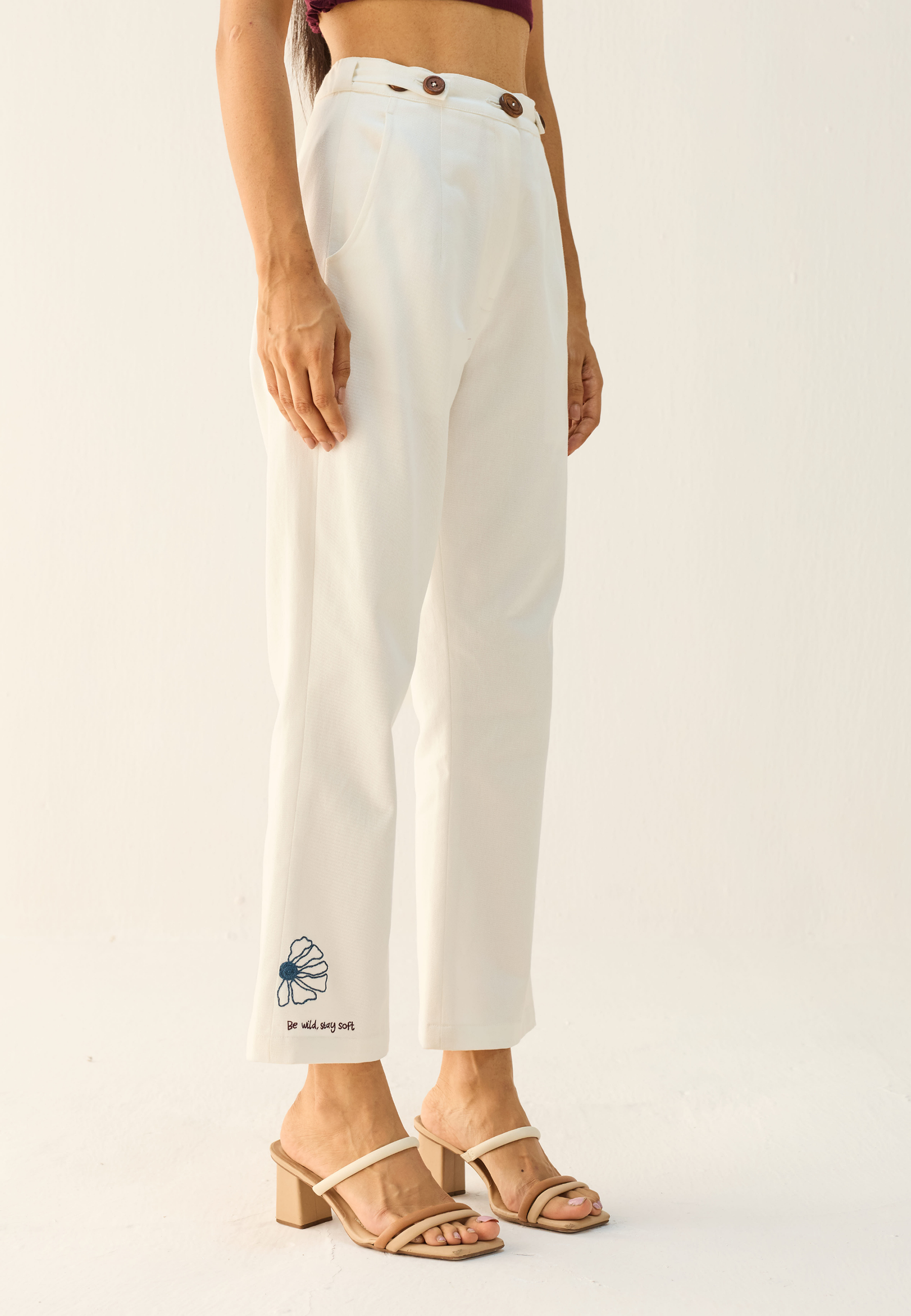 Be Wild Handwoven Twill Pants BOTTOMS SUI