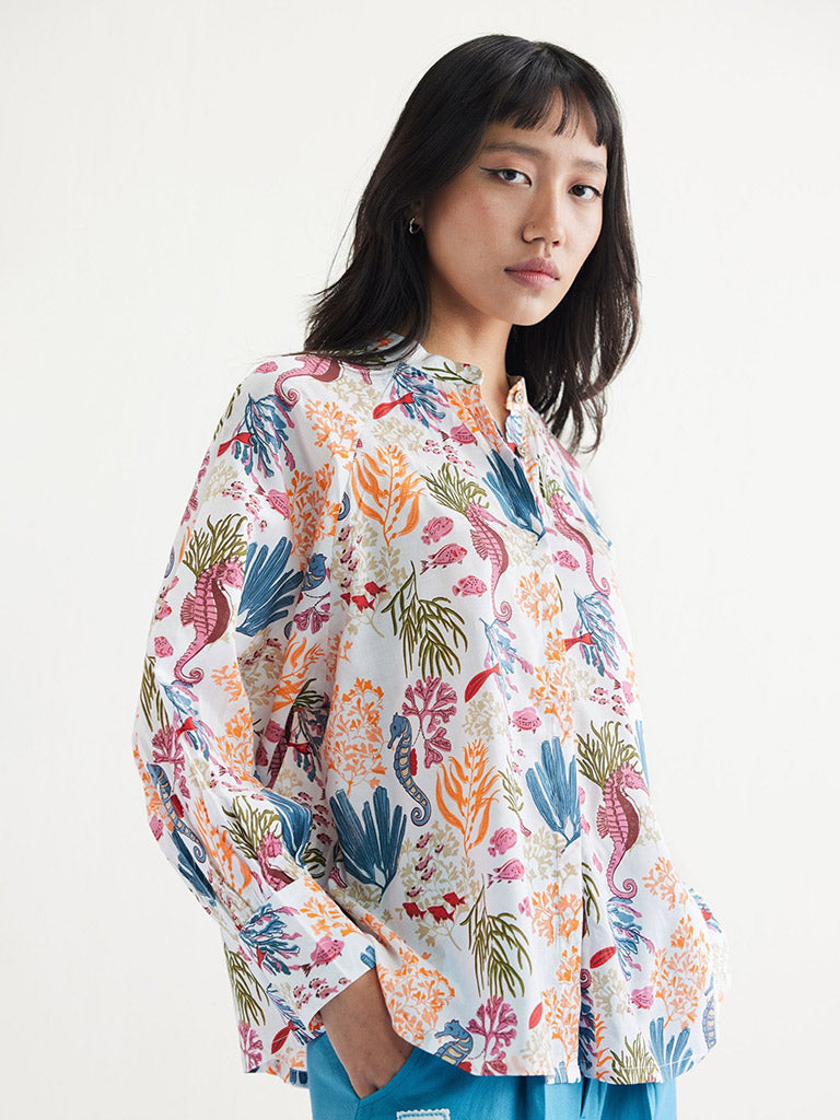 Blooming Reef Classic Shirt TOPS SUI