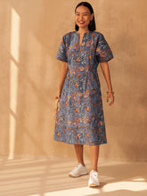 Load image into Gallery viewer, Blue Fields Midi Dress DRESSES SUI   
