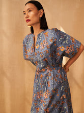 Load image into Gallery viewer, Blue Fields Midi Dress DRESSES SUI   
