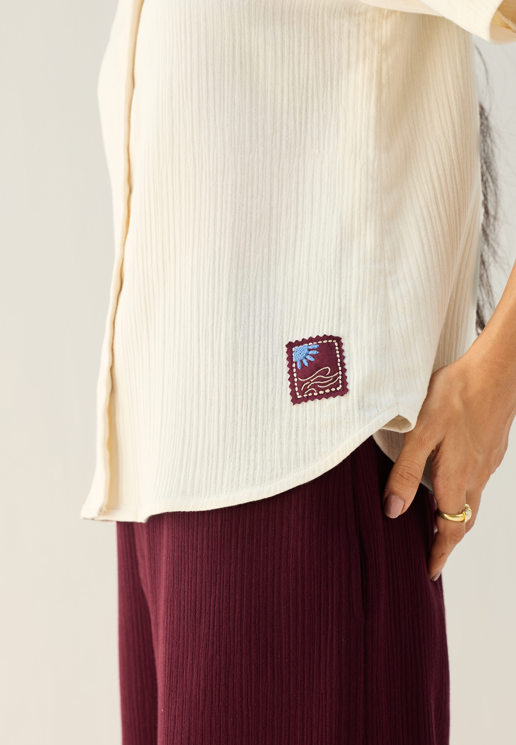 Call Of The Ocean Cotton Shirt TOPS SUI