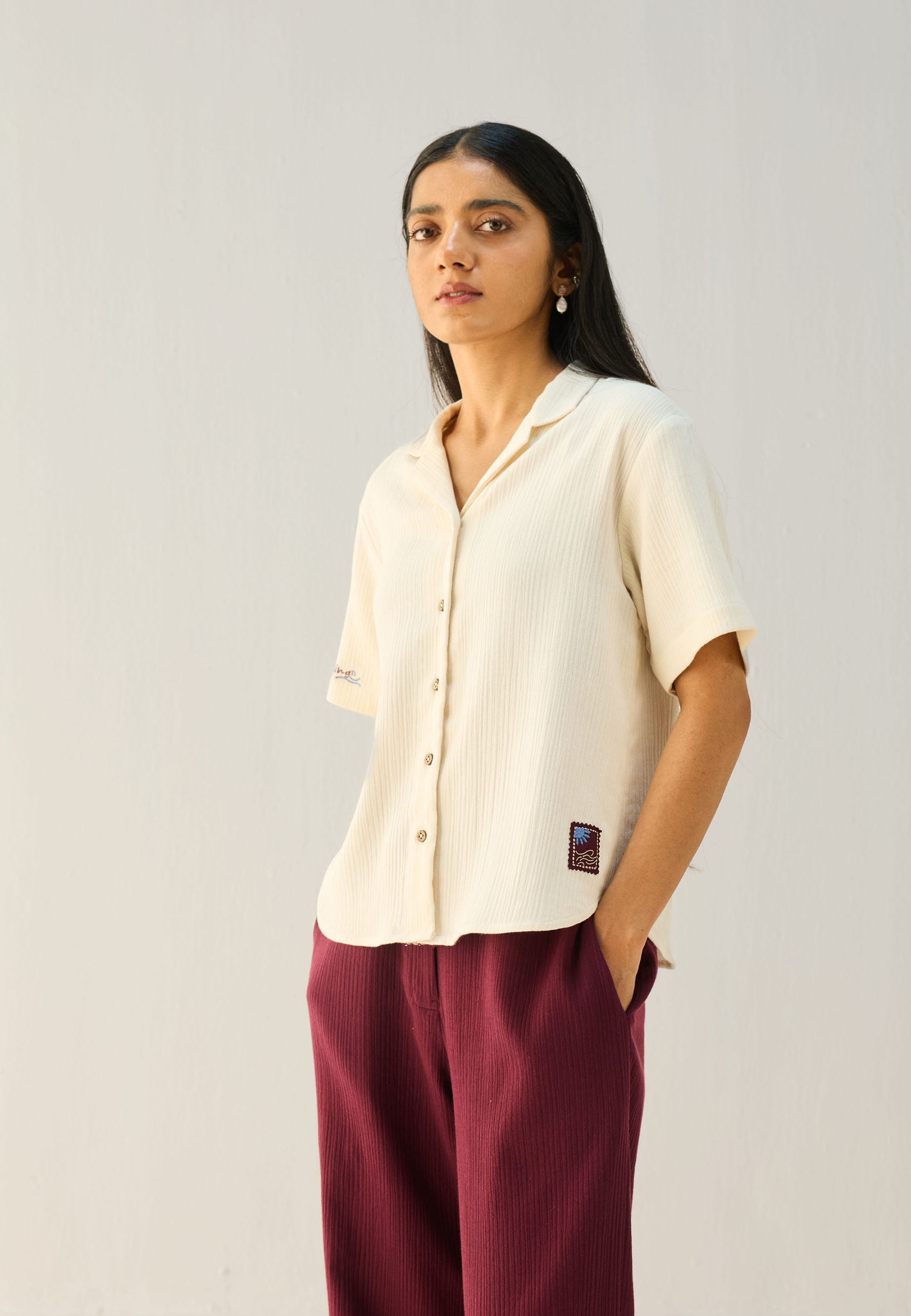 Call Of The Ocean Cotton Shirt TOPS SUI