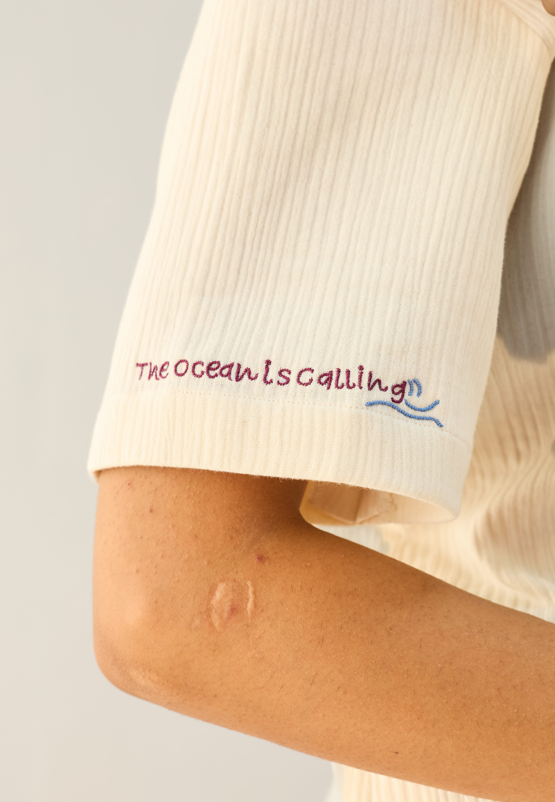 Call Of The Ocean Cotton Shirt TOPS SUI