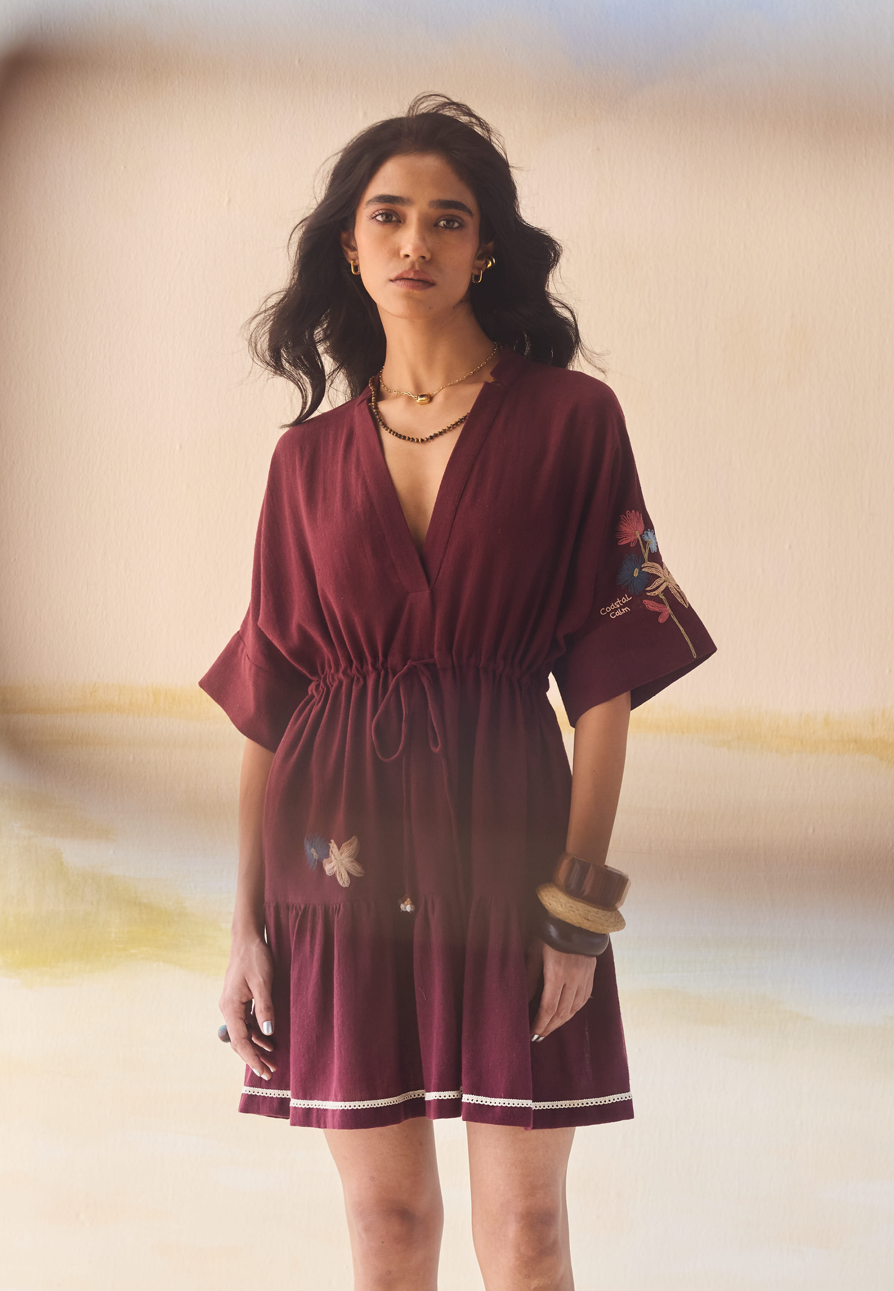 Coastal Bloom Organic Cotton Dress DRESSES SUI