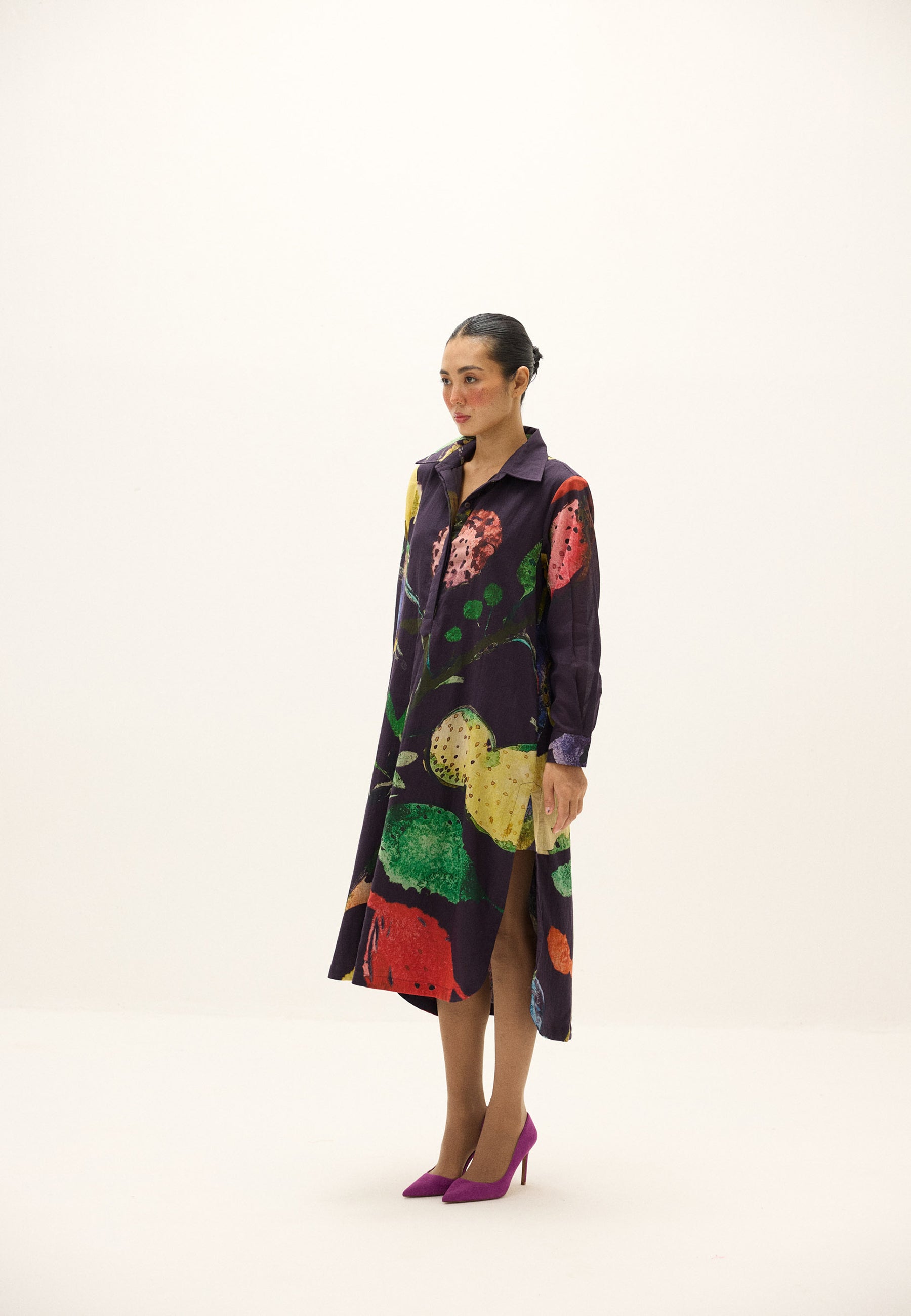 Plateau Shirt Dress DRESSES KHARA KAPAS