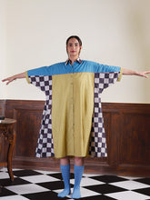 Load image into Gallery viewer, Checks In The Mail Dress DRESSES IKKIVI
