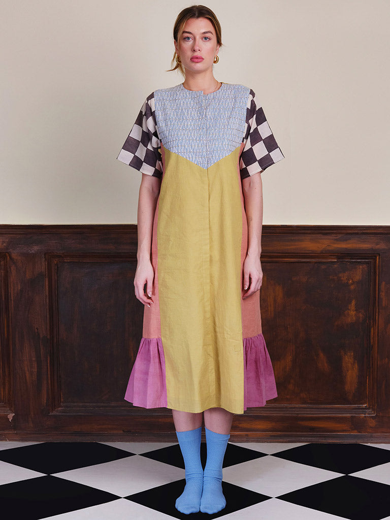 Painted By Moss Midi Dress DRESSES IKKIVI