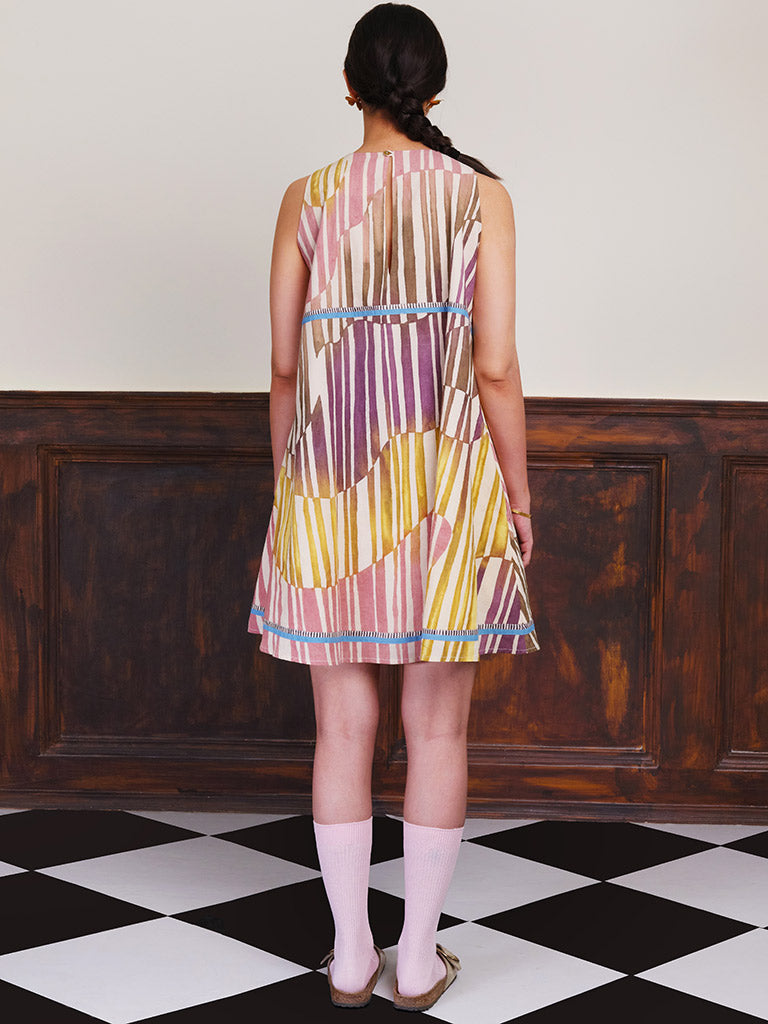 Verse 21 Mini Cotton Dress DRESSES IKKIVI
