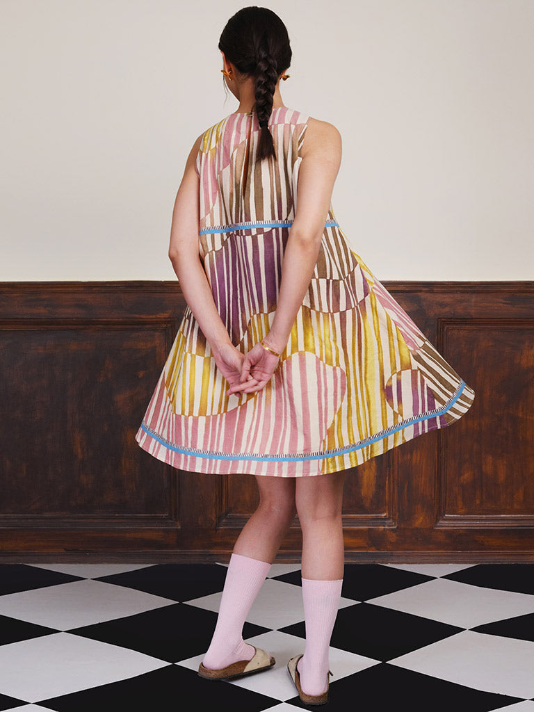 Verse 21 Mini Cotton Dress DRESSES IKKIVI