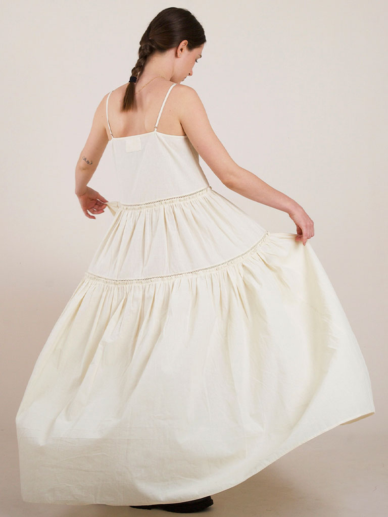 Cotton Flower Dress DRESSES IKKIVI   