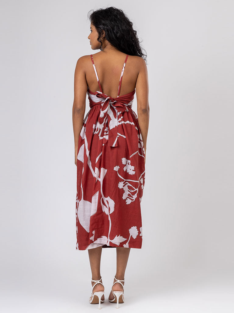 Mary Printed Dress DRESSES Doodlage   