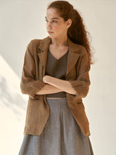 Load image into Gallery viewer, Today&#39;s Mood Brown Skirt Set SETS IKKIVI   
