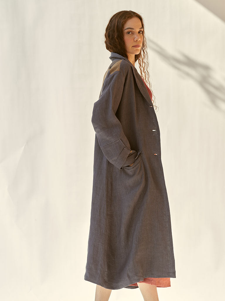 Trench Me Not Charcoal Coat JACKETS IKKIVI   