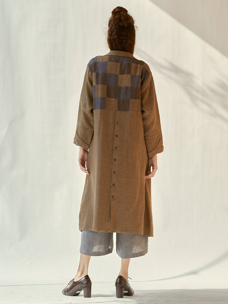 Trench Me Not Brown Coat JACKETS IKKIVI   