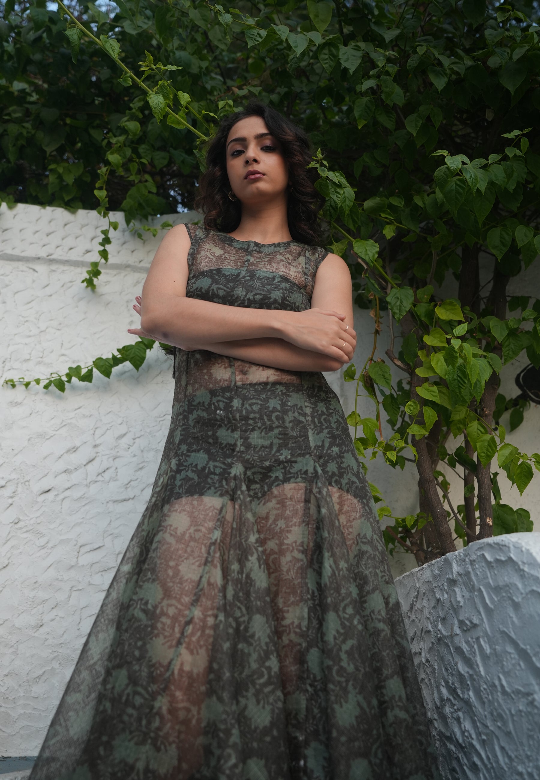 Siah Sheer Dress DRESSES IKKIVI