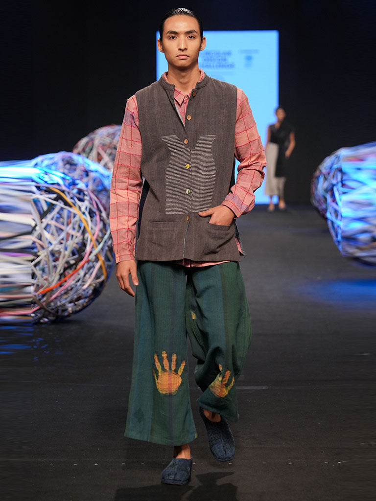 Pink Flush Upcycled Kala Cotton Shirt TOPS IRO IRO