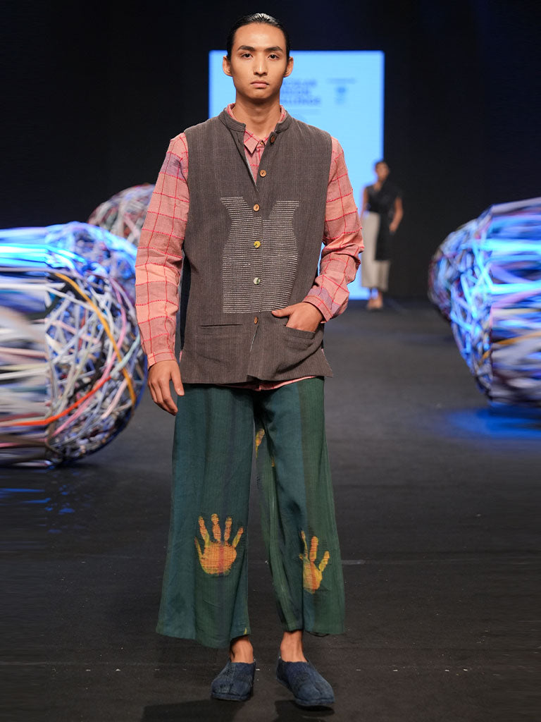 Pink Flush Upcycled Kala Cotton Shirt TOPS IRO IRO