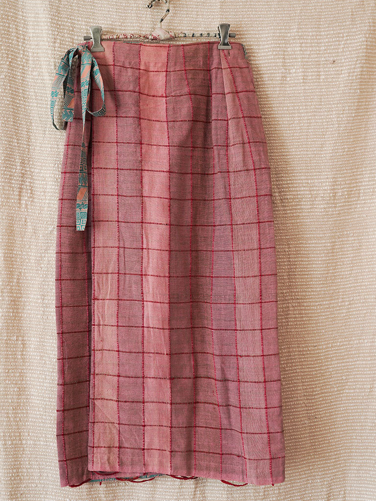 Pink Lungi Wrap Skirt BOTTOMS IRO IRO   