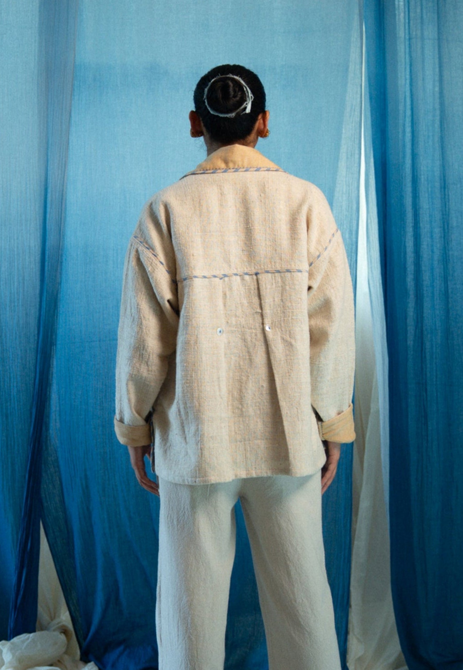 AY Unisex Oversized Shirt Jacket JACKETS IKKIVI