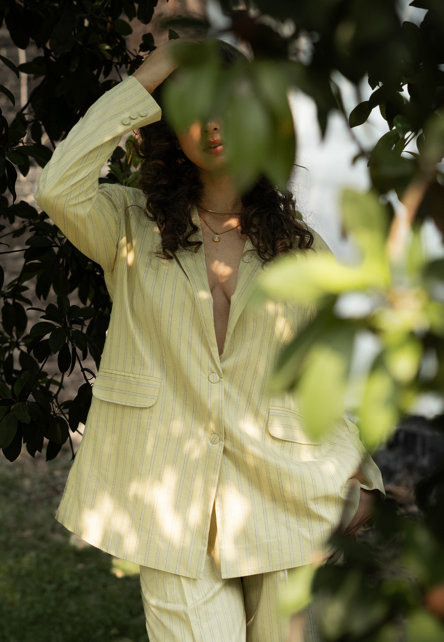 Tahlia Double-Buttoned Blazer JACKETS IKKIVI