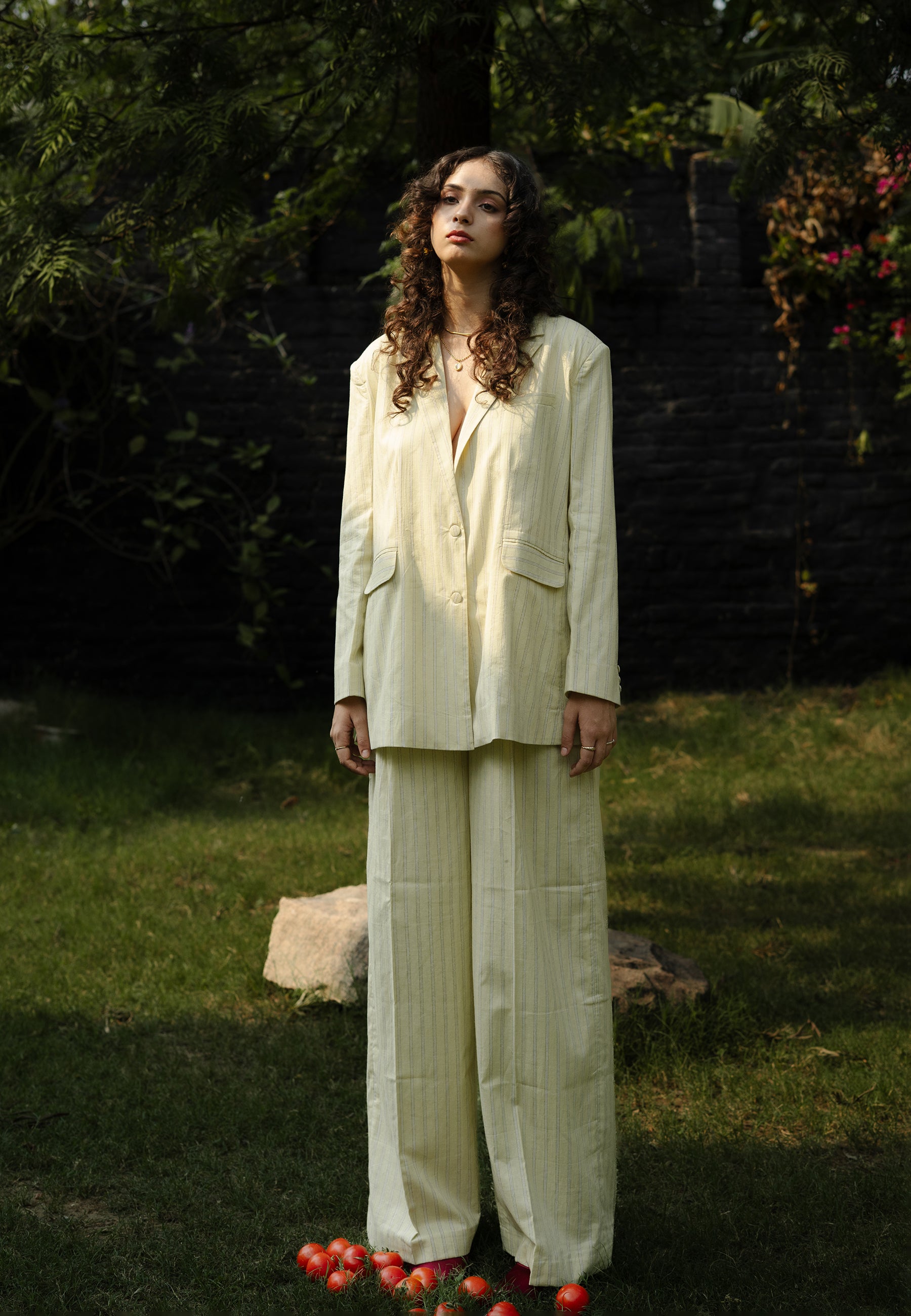 Tahlia Double-Buttoned Blazer JACKETS IKKIVI